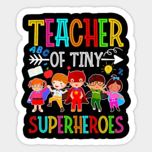 Kergarten Prek Teacher of   Back to School Sticker